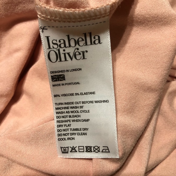 Isabella Oliver small maternity light pink sleeveless dress - Picture 2 of 4